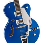 GRESTCH - G5420T Electromatic® Classic Hollow Body Single-Cut with Bigsby®, Touche en Laurier - Azure Metallic