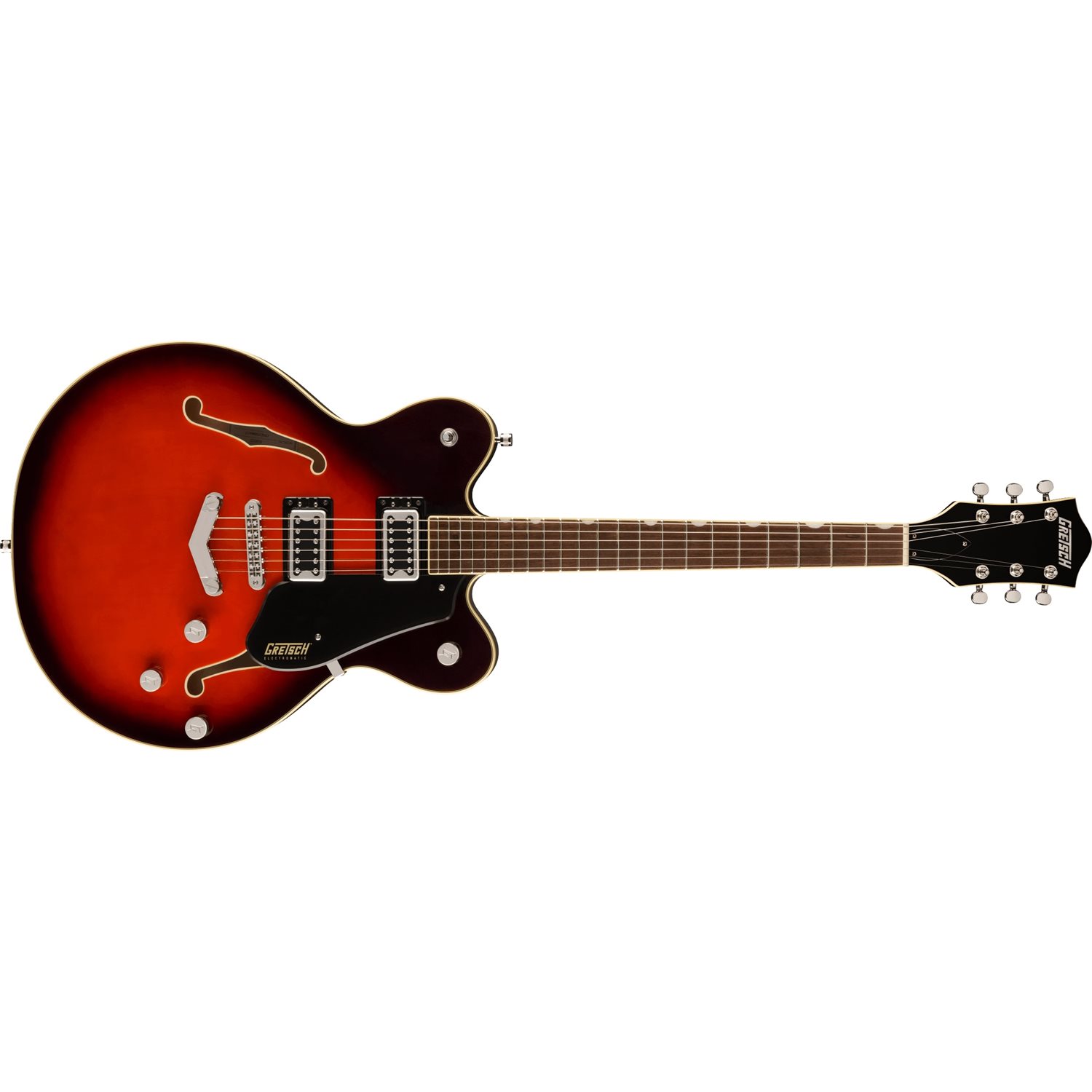 GRETSCH - G5622 Electromatic® Center Block Double-Cut with V-Stoptail, Touche en laurier - Claret Burst