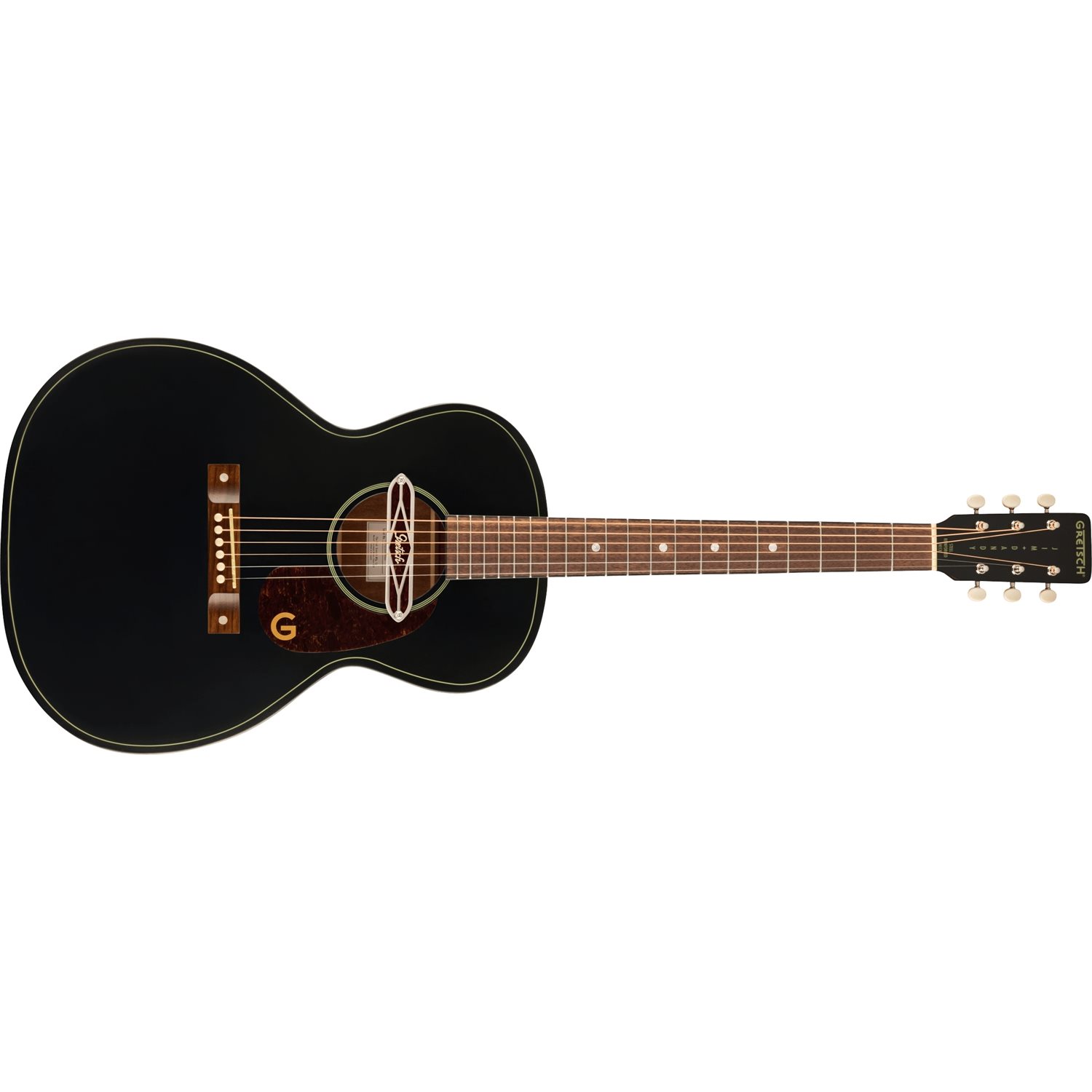 GRETSCH - Deltoluxe Concert, Walnut Fingerboard, Tortoiseshell Pickguard - Black Top