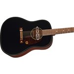 GRETSCH - Deltoluxe Dreadnought, Touche Noyer, Pickguard écaille de Tortue - Black Top