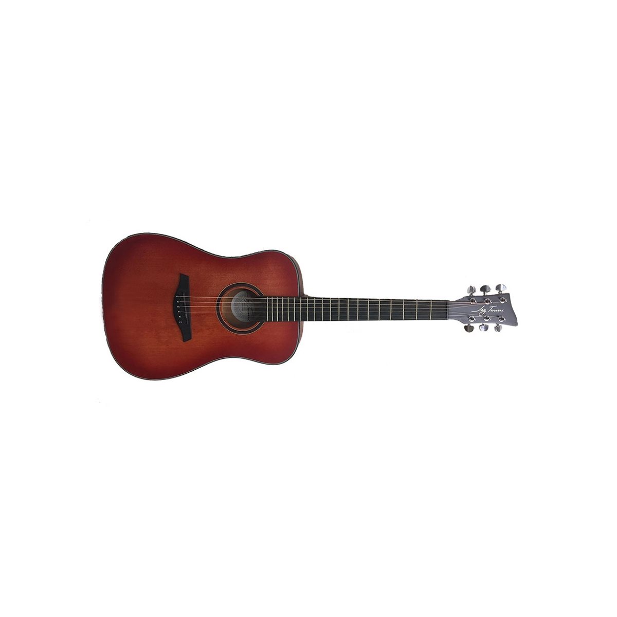 JAY TURSER - JTA524D-RSBQ - guitare acoustique 4 / 4 DREADNOUGHT - RED SUNBURST QUILT