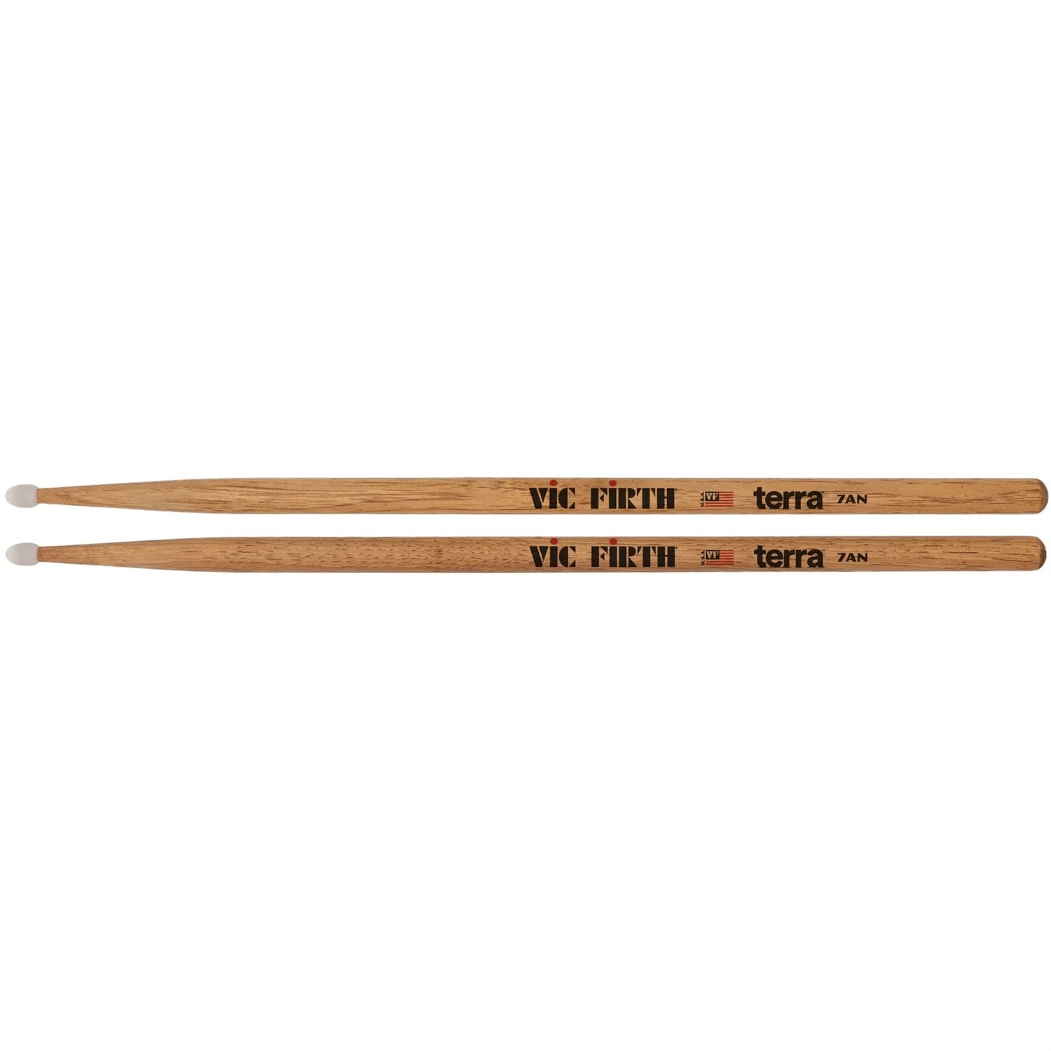 VIC FIRTH - BAGUETTES AMERICAN CLASSIC® 7ATN SÉRIE TERRA - POINTE EN NYLON