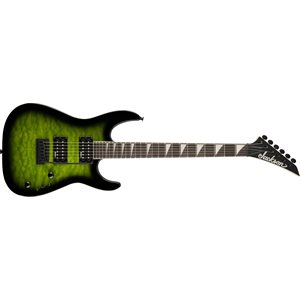 JACKSON - Série JS Dinky® JS20 DKQ 2PT, touche Amarante - Transparent Green Burst