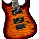 JACKSON - JS Series Dinky® JS20 DKQ 2PT, Touche en amarante - Transparent Tobacco Burst