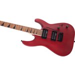 JACKSON - JS Series Dinky® Arch Top JS24 DKAM, touche en érable caramélisé - Teinture rouge