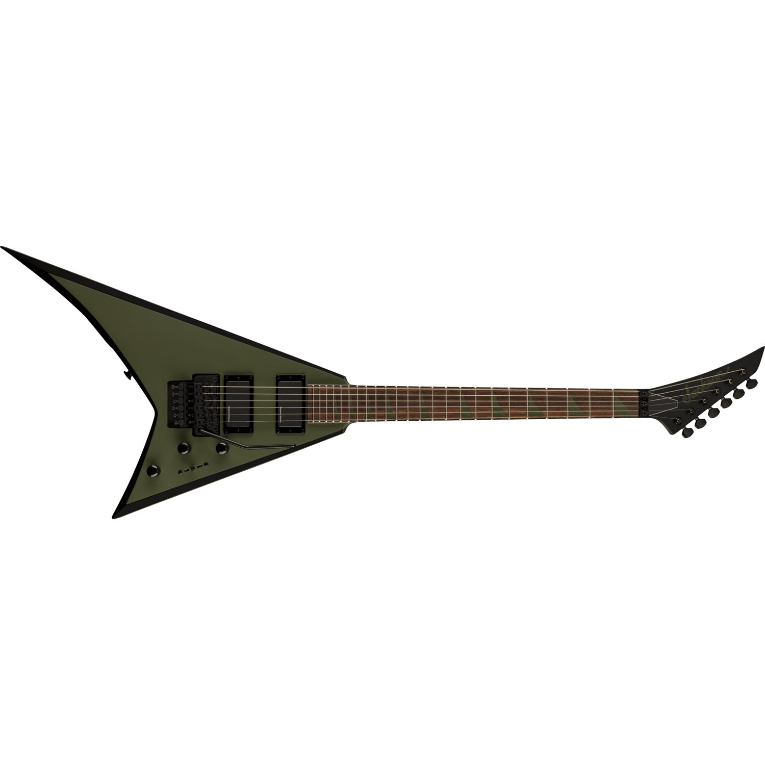 JACKSON - X Series Rhoads RRX24, Laurel Fingerboard - Matte Army Drab with Black Bevels