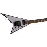 JACKSON - X Series Rhoads RRX24, Touche en laurier - Battleship Gray with Black Bevels