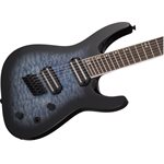 JACKSON - X Series Soloist™ - Arch Top SLATX7Q MS - Laurel Fingerboard, Multi-Scale - Transparent Blue Burst