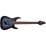 JACKSON - X Series Soloist™ - Arch Top SLATX7Q MS - Touche Laurier, Multi-Scale - Transparent Blue Burst