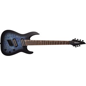 JACKSON - X Series Soloist™ - Arch Top SLATX7Q MS - Touche Laurier, Multi-Scale - Transparent Blue Burst