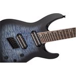 JACKSON - X Series Soloist™ - Arch Top SLATX7Q MS - Touche Laurier, Multi-Scale - Transparent Blue Burst