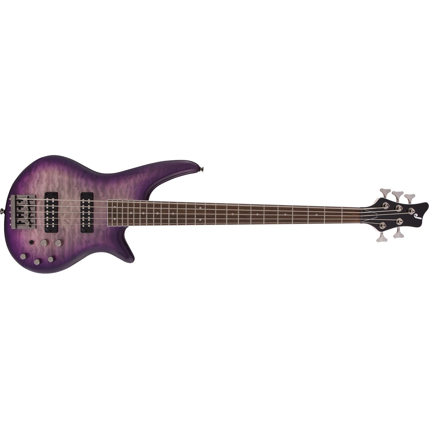 JACKSON - Basse électrique Spectra JS3QV 5 cordes de la série JS, Touche en laurier - Purple Phaze