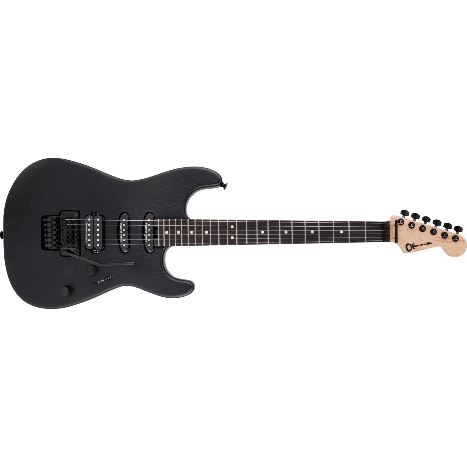 CHARVEL - Pro-Mod San Dimas® Style 1 HSS FR E Sassafras, touche en ébène - Satin Black