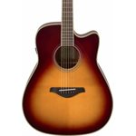 YAMAHA - FGCTA BS - Guitare électrique acoustique Tradition Western TransAcoustic - dégradé brun (Brown Sunburst)