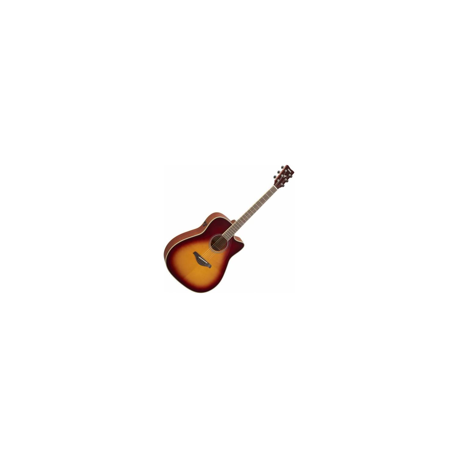 YAMAHA - FGCTA BS - Guitare électrique acoustique Tradition Western TransAcoustic - dégradé brun (Brown Sunburst)