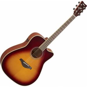 YAMAHA - FGCTA BS - Tradition Western TransAcoustic Acoustic Electric Guitar - Brown Sunburst