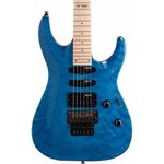 ESP LTD - MH-203QM - Guitare électrique 6 cordes - See Thru Blue