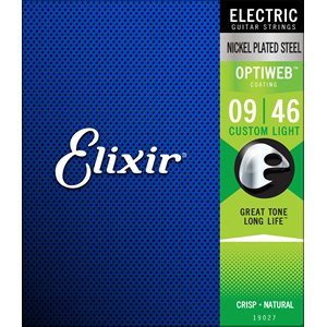 ELIXIR - 19027 - Electric guitar strings - Optiweb - 9-46