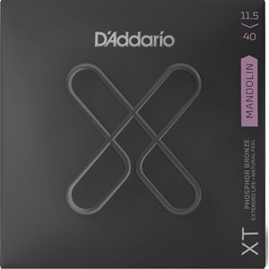 D'ADDARIO - XTM11540 - Cordes de mandoline XT - Phosphor Bronze - Custom Medium Set - 11.5-40