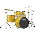 YAMAHA - RYDEEN - 5-PIECE DRUM KIT WITH HARDWARE (22,10,12,16,SNARE) - MELLOW YELLOW