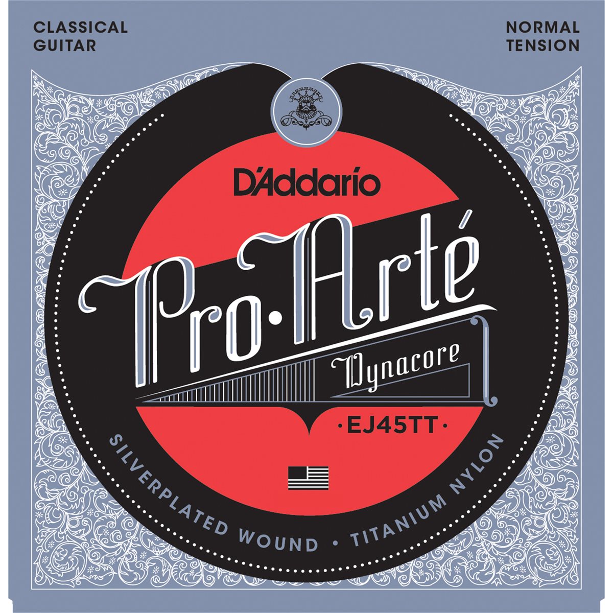 D'ADDARIO - ej45tt - CLASSICAL GUITAR STRINGS - dynacore - normal tension