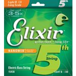 ELIXIR - 15430 - Electric Bass Strings NanoWeb Coated .130