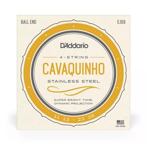 D'ADDARIO - EJ93 - Cavaquinho Jeu de 4 cordes