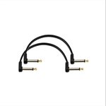 D'ADDARIO - PW-FPRR-206OS - cable plat décalé à angle droit - 6'' (pack de 2)