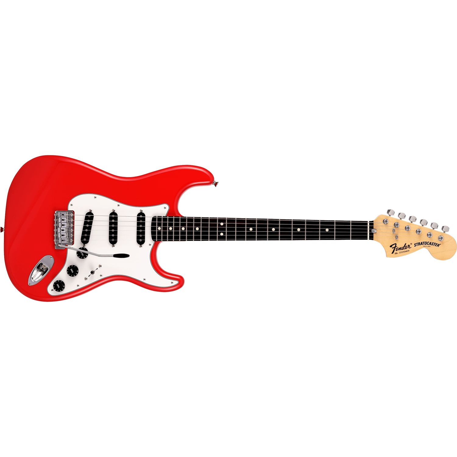 FENDER - Limited International Color Stratocaster®, Touche en palissandre, fabriquée au Japon - Morocco Red