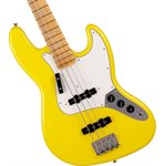 FENDER - Limited International Color Jazz Bass®, Touche en érable, Touche en érable, fabriquée au Japon - Monaco Yellow