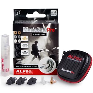 ALPINE - MusicSafe Pro - bouchons d'oreilles - Noir