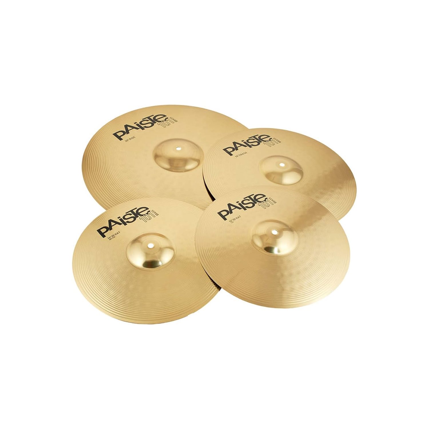 PAISTE - 101 Brass cymbals pack - 14 / 16 / 20