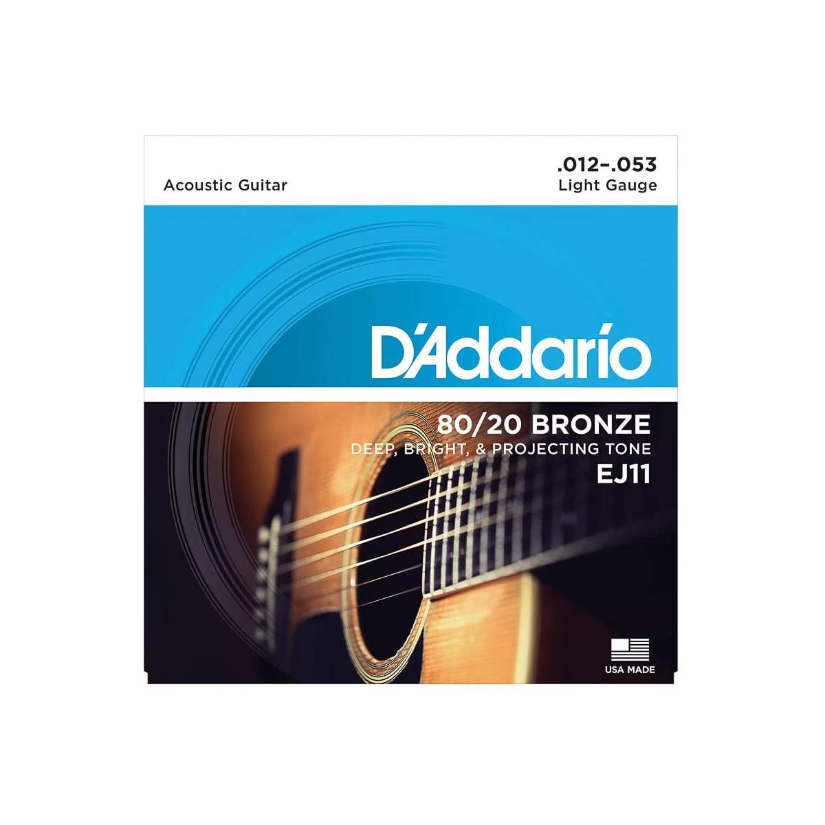 D'ADDARIO - EJ11 - Regular Light Set - 12-53 