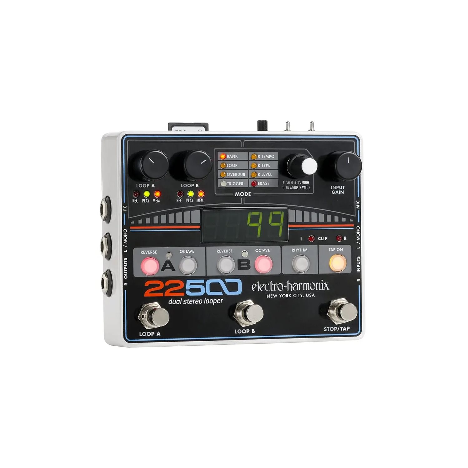 EHX - 22500 - Pédale DUAL STEREO LOOPER