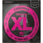 D'ADDARIO - ECB81-5SL - 5-String Super Long Scale Bass Strings - 45-132