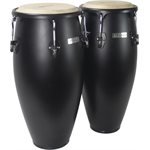 MANO - MP1601BS-MBS - Conga Set 10” & 11” With Basket Stands - Midnight Black Satin