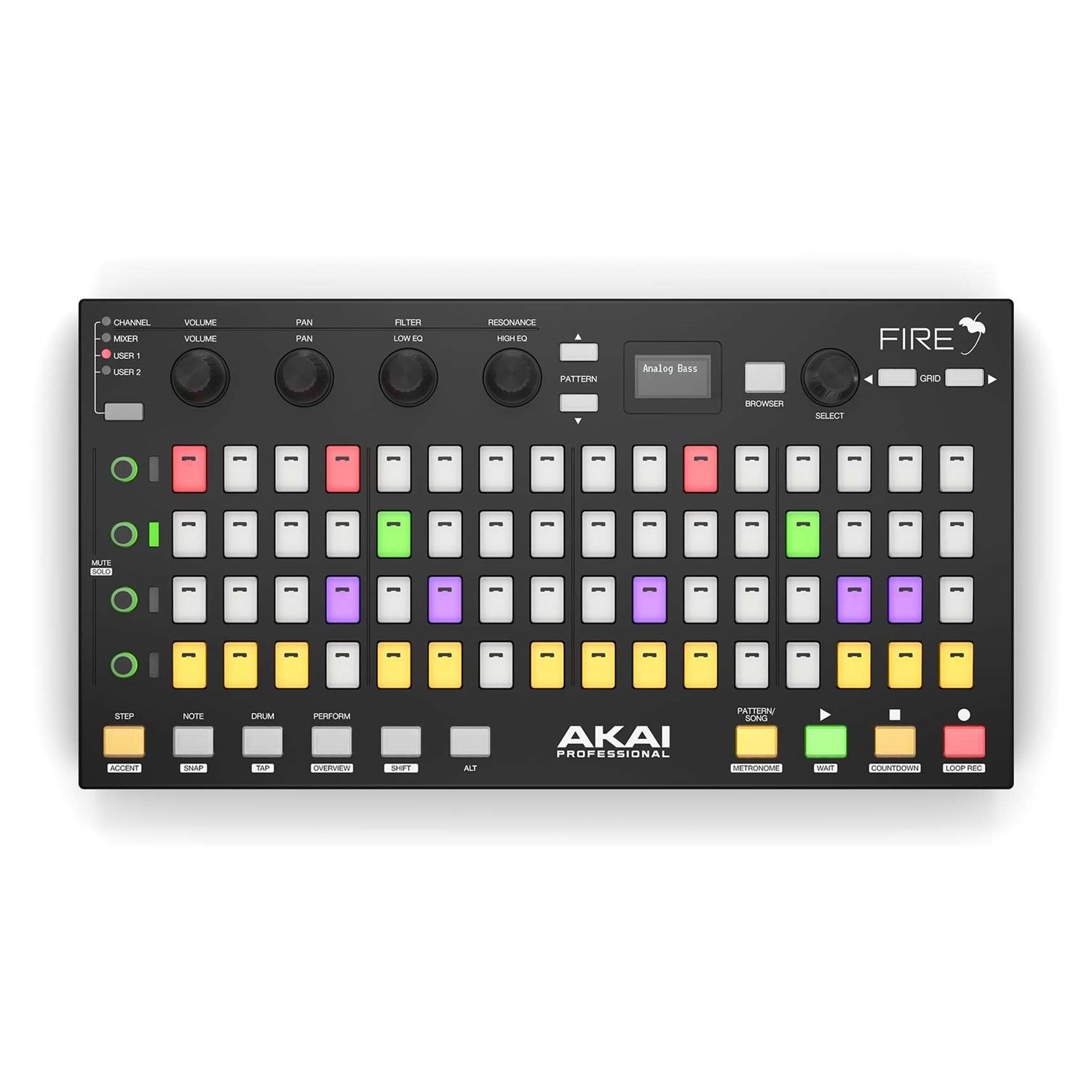 AKAI - FIREXUS - CONTROLLEUR PAD FIRE POUR FL-STUDIO - LOGICIEL INCLUS