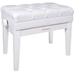 ROLAND - RPB-500PW - Banc de piano - ADJUSTABLE et avec compartiment de stockage - blanc poli