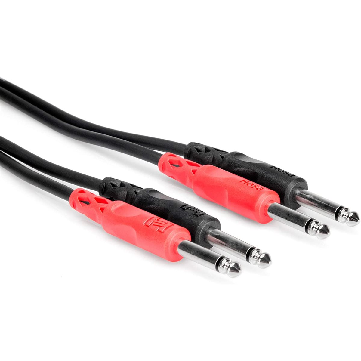 HOSA - CPP201 - Stereo Interconnect Cable - Dual 1 / 4-inch TS Male to Same - 3.25'