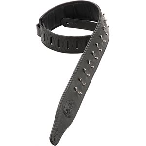 LEVY'S - M17BP1-BK - Curved Piercing LEATHER STRAP