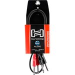 HOSA - CPP201 - Stereo Interconnect Cable - Dual 1 / 4-inch TS Male to Same - 3.25'