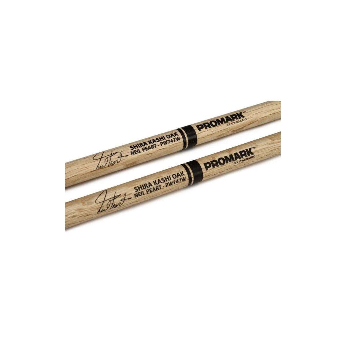 PROMARK - PW747W - Baguettes en chène Neil Peart Signature Shira Kashi 747 avec pointe en bois