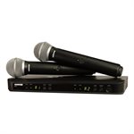 SHURE - BLX288 / PG58 - Système vocal double sans fil avec deux émetteurs portables PG58