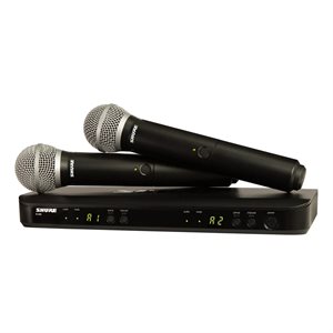 SHURE - BLX288 / PG58 - Wireless Dual Vocal System with two PG58 Handheld Transmitters