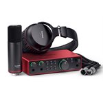 FOCUSRITE - Scarlett 2i2 Studio 4ème génération - ensemble avec micro et casque