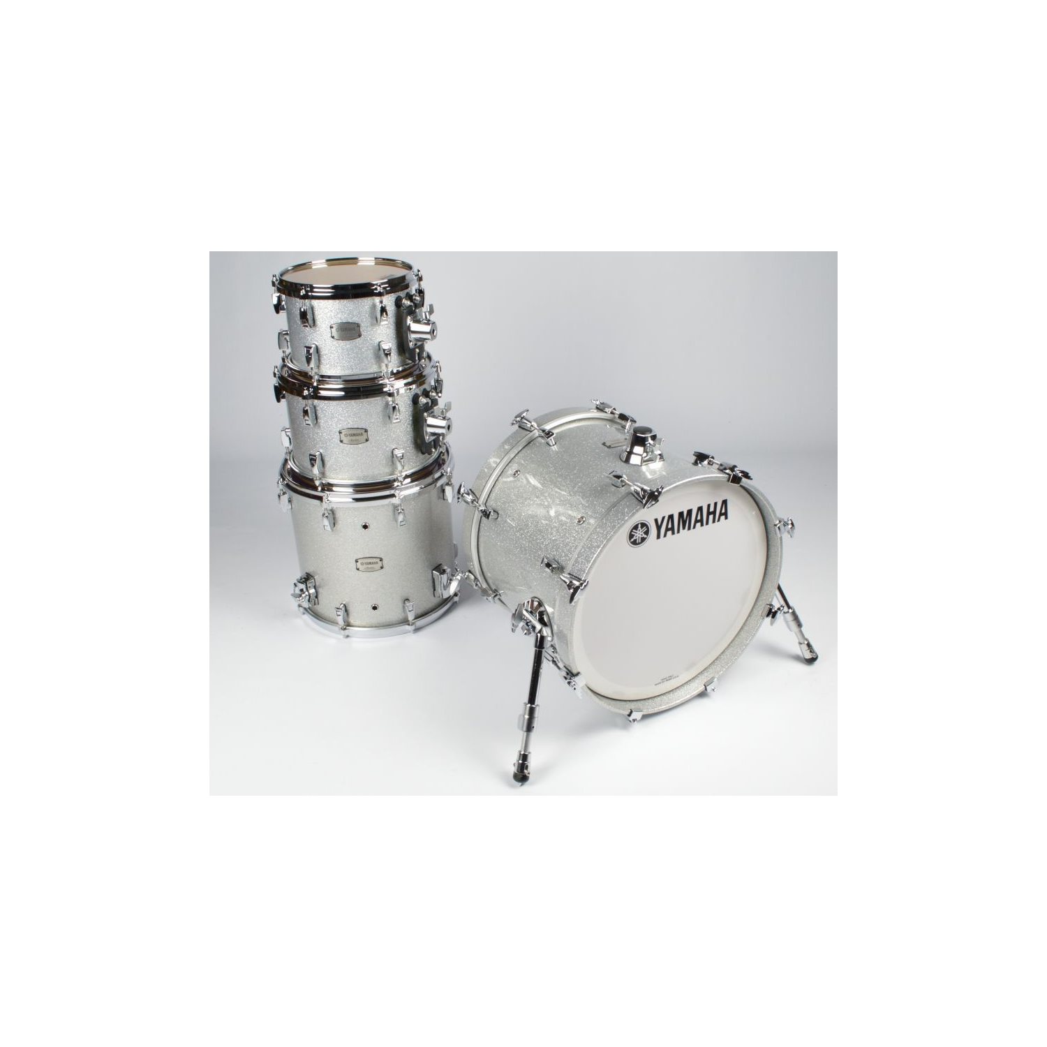 YAMAHA - ABSOLUTE HYBRID MAPLE 10''-12''-14''-20” W / SNARE 14'' - SILVER SPARKLE