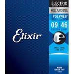 ELIXIR - 12025 - Electric guitar Strings - 6 strings - POLYWEB Coating - 9-46