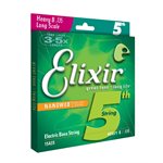 ELIXIR - 15435 - Corde simple pour guitare basse avec revêtement Nanoweb - Calibre .135 "B", longue échelle