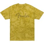 FENDER - Fender® Spaghetti Logo T-shirt Tie-Dye, moutarde, XL