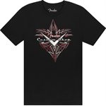 FENDER - Fender® Custom Shop Pinstripe T-Shirt, Black, XXL